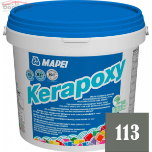 Фуга для плитки Mapei Kerapoxy (РФ) N113 темно-серая (2 кг)